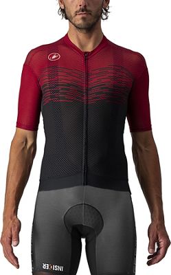 Castelli Insider Jersey - Pro Red Dark Gray - XXL, Pro Red Dark Gray